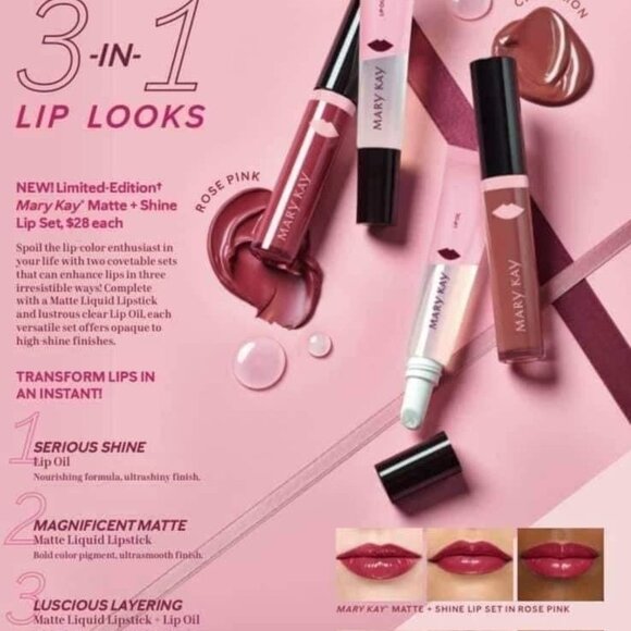 Cinnamon Matte + Shine Lip Set - Limited Edition Mary Kay - Picture 8 of 11